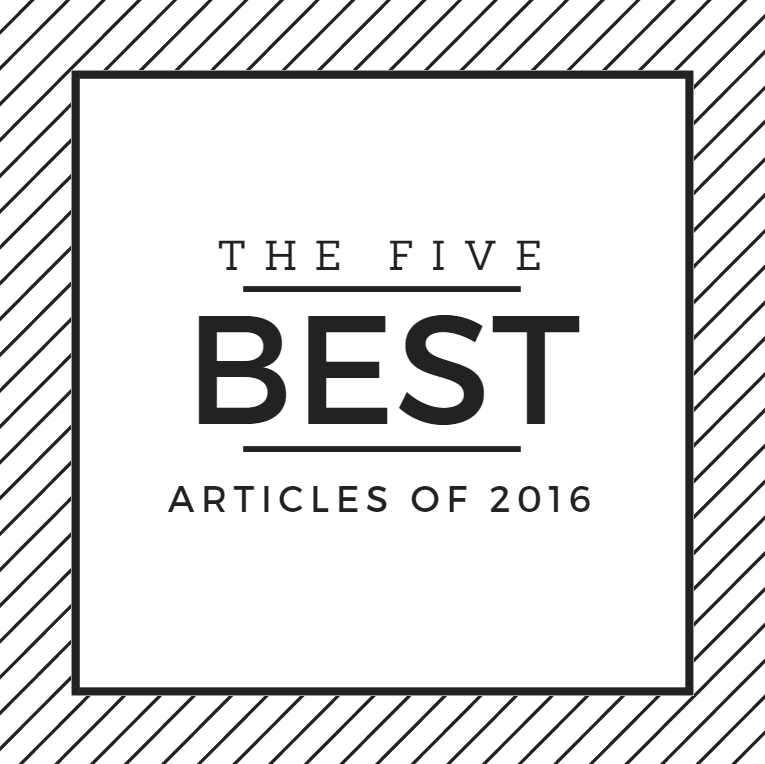 5 Best Articles of 2016